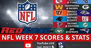 NFL RedZone Live Streaming Scoreboard | NFL Week 7 Scores, Stats, Highlights, News & Analysis