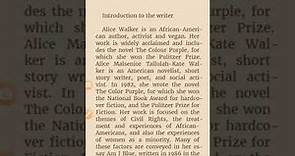 Alice Walker's story 'Am I Blue ' A Critical analysis