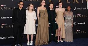 Alfombra roja 'Eternals': Angelina Jolie hace inusual aparición con sus hijos