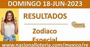 Resultado del sorteo Zodiaco Especial del domingo 18 de junio de 2023