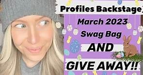 Profiles Backstage March Swag Bag & Nail Tutorial