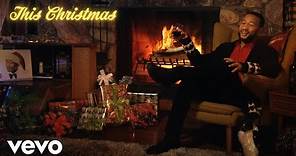 John Legend - This Christmas (Yule Log Video)