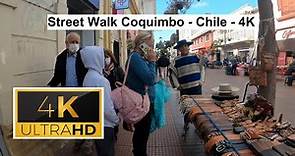 🇨🇱 Street Walk Coquimbo - Chile - 4K