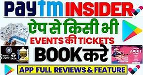 how to book tickets on paytm insider | how to use paytm insider app | Paytm insider App