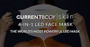 World's most powerful LED mask | CurrentBody Skin 4-In-1 LED Face Mask