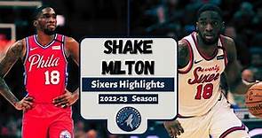 Shake Milton | Sixers Highlight Reel | 2022-23 Season | Welcome to Minnesota!