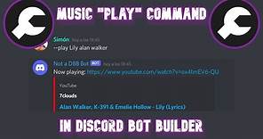 Music "play" command | Discord Bot Builder Tutorial