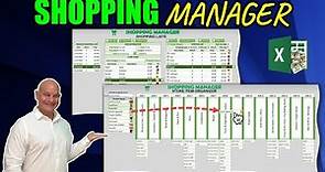 Optimize Your Shopping Lists With The Ultimate Excel Shopping Manager Application [FREE DOWNLOAD]
