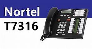 The Nortel Norstar T7316 Digital Phone - Product Overview