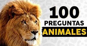 100 Preguntas de los Animales 🐻 | Con Opciones ✅