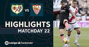 Resumen de Rayo Vallecano vs Sevilla FC (1-1)