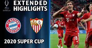 FC Bayern Munich vs Sevilla | 2020 Super Cup Extended Highlights | UCL on CBS