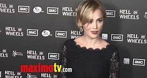 Dominique McElligott at "Hell on Wheels" Premiere Arrivals