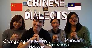 12 Words in Different Chinese Dialects & Languages