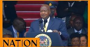 FULL SPEECH: President Yoweri Museveni’s speech during Ruto’s swearing-in ceremony