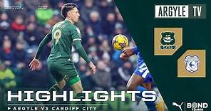 Plymouth Argyle v Cardiff City highlights