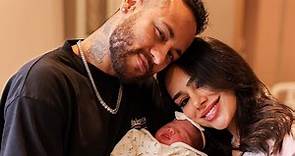 Neymar y Bruna Biancardi dan la bienvenida a Mavie, su primera hija en común
