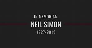 Remembering Neil Simon