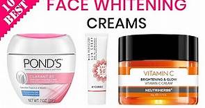 10 Best Face Whitening Creams | top fairness skin lightening cream for dark spots, acne scars, tan