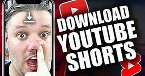 How To Download YouTube Shorts