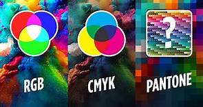 🎨 Diferencias entre CMYK, RGB y PANTONE ¿Cuál es mejor, cómo y cuándo usar estos modos de color?