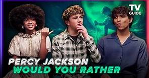 Percy Jackson and the Olympians Cast Plays Who Would You Rather