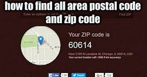 How to find my #postal code and zip code (all area zip code and postal code find)