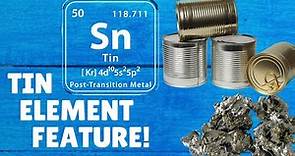 All the facts on the element TIN Sn. Science rocks!