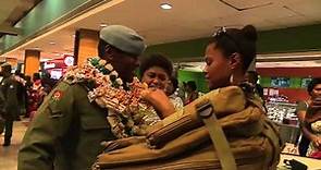 Fijian soldiers from the first Batch return from Golan Heights after peacekeeping mission