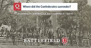 Where did the Confederate Army Surrender?