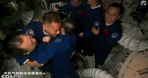 Chinese astronauts enter Tiangong space station after docking