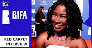 Lauryn Ajufo - Boiling Point - 2021 BIFA Red Carpet Interview