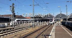 Züge/Trains in Karlsruhe Hbf mit ICEs, ICs, Regio und S-Bahn