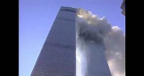 N.J. Burkett reporting as Twin Towers begin to collapse on September 11, 2001