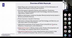 Dr Neil D'Souza - “An overview of Turbine Materials Research at Rolls Royce”