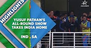 Yusuf Pathan Shines With Bat & Ball to Help Take India Over the Line | SA v IND, 3rd ODI, 2011