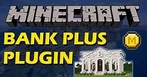 GUI banking in Minecraft with Bank Plus Plugin