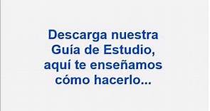 Tutorial - Guía de Estudio para tu examen de admisión Zamorano