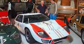 Adam Carolla with Ken Miles' Original Ford GT40