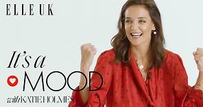 Katie Holmes on THAT Cardigan & Other Iconic Fashion Moments | It's A Mood | Elle UK