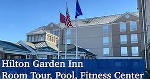 Hilton Garden Inn Indoor Pool and Room Tour - Whirlpool, Hotel Fitness Center - Knoxville Tennessee