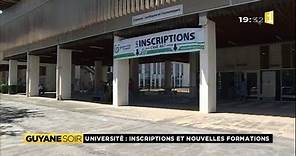 Inscriptions et nouvelles formations à l'université de Guyane