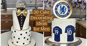 25 AMAZING MASCULINE BIRTHDAY CAKE DECORATING IDEAS FOR MEN