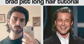 Brad Pitt Inspired Hairstyle | Men's Long Hair
