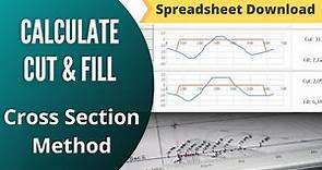 Calculate Earthworks Cut & Fill with a Spreadsheet | The Cross Section Method
