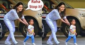 Alia Bhatt FIRST WALK With Daughter Raha Kapoor | Alia Bhatt Baby Pics
