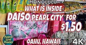 What is inside Daiso Pearl City Oahu Hawaii