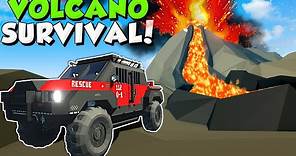 VOLCANO ERUPTION SURVIVAL GAME! - Stormworks Multiplayer Gameplay