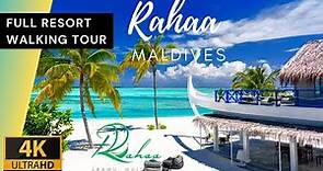 Rahaa MALDIVES Resort 🌴🌴🌴 Full Island Visit | 4K TOUR | Vlog | Laamu Atoll