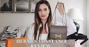 HERMES CONSTANCE FULL REVIEW | MINI 18 | PRO'S & CON'S, WHAT FITS, TRY-ON, PRICE ETC.